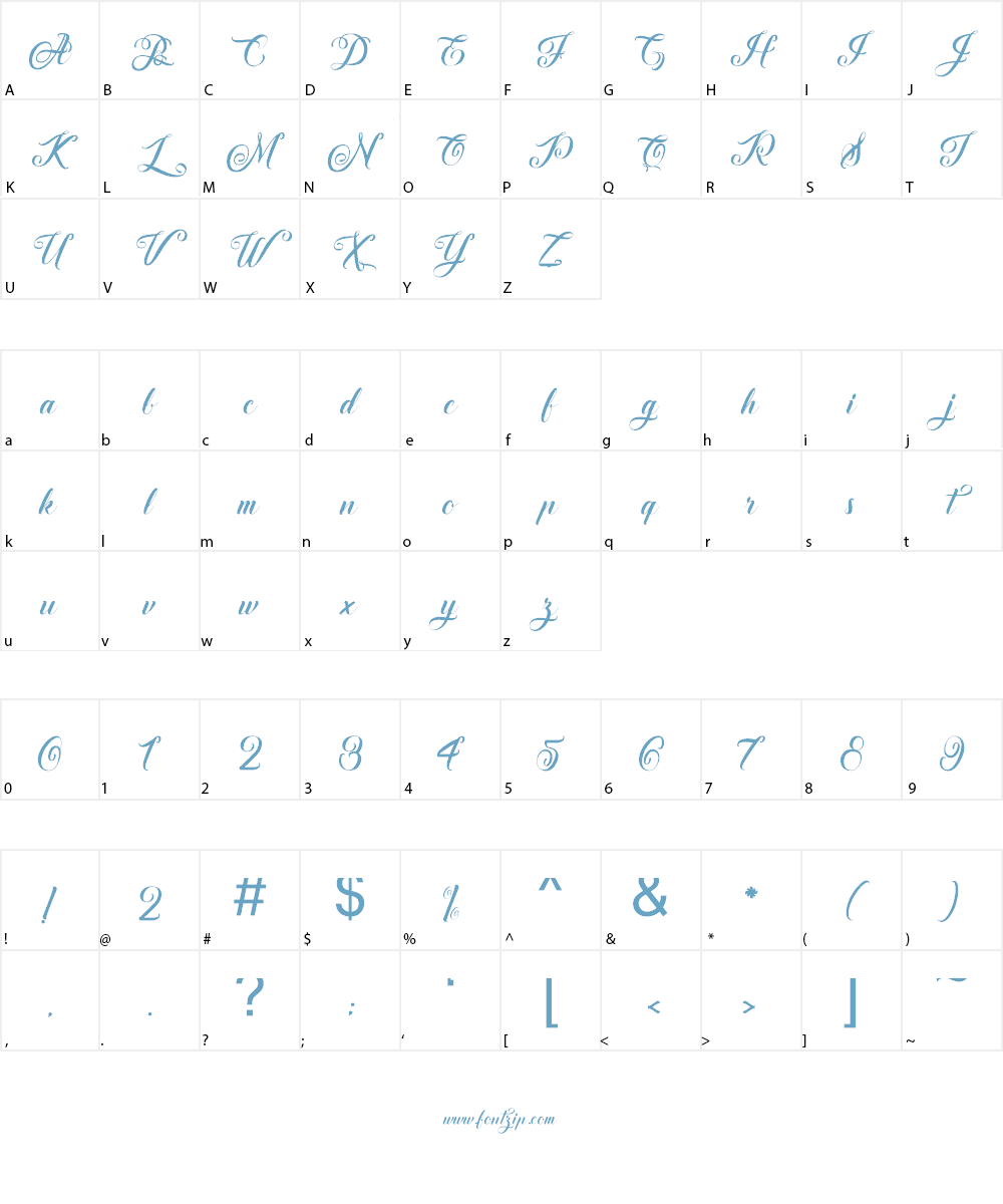 Afterschool Festival Font Character
